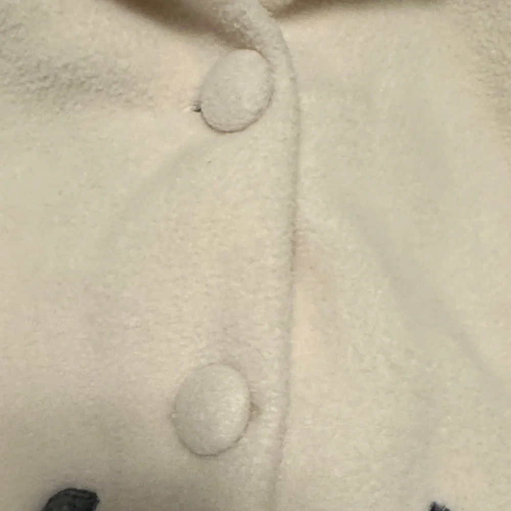 Carter's Cream Jacket with Gray Scottie Dog Accents